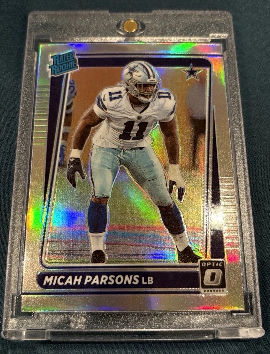 2021 Panini Donruss Optic Rated Rookie Micah Parsons #245 Holo Prizm (RC)