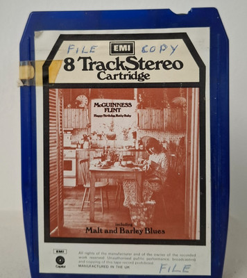 8 TRACK TAPE - McGUINNESS FLINT - HAPPY BIRTHDAY RUTHY BABY - 8 TRACK CARTRIDGE