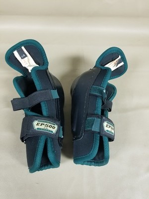 Bauer EP500 Size Large Hockey Elbow Pads Black/Green 1730-217