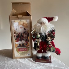 Vintage Santa Claus Christmas 16 Decor Display Traditional Toys Elegant Fabric