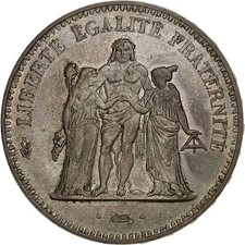 [#1049415] France, 50 Francs, Hercule, 1974, Paris, Avers 20 francs, Silver, AU(