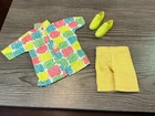 Vintage Mattel Barbie Ken Doll Clothes Shirt Shorts Shoes Set Lot