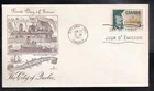 Canada FDC 1958 Champlain Founding of Quebec, unaddressed Rosecraft sc#379