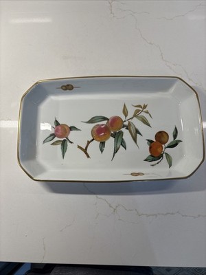 Royal Worcester Arden Evesham Gold Oven To Table Ware Rectangular 14x8.5 