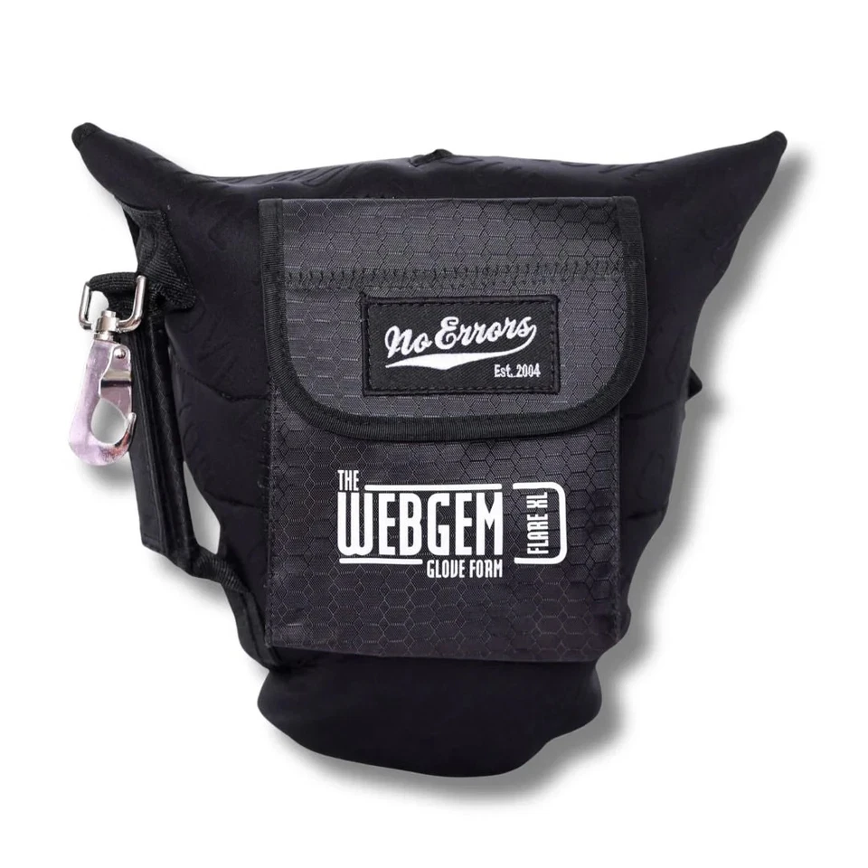 Forma de luva de beisebol Webgem sem erros "flare" com pano e condicionador de luva - Imagem 2 de 4