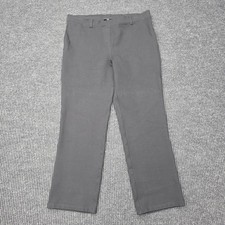 Quince Ultra-Stretch Ponte Straight Leg Pants Black Petite Large