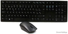 Dell Wireless Keyboard And Mouse - Wireless 2.4GHz - Spanish KM636-BK-LTN