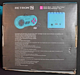 Hyperkin SupaBoy Hyper Beach + Retron Sq Console Bundle CIB Tested SNES GameBoy