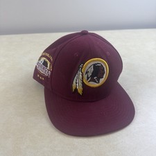 Vintage Washington Redskins New Era Super Bowl Patch Snapback Hat NFL