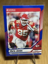 2024 Panini Donruss - Chris Jones #69 Blue Press Proof