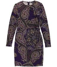 Ralph Lauren Womens Side Twist Sheath Dress