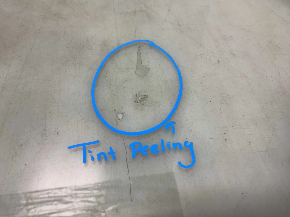 Jeep TJ Wrangler OEM Mopar pasajero puerta delantera derecha vidrio 1997-2006 039588 Foto 3 de 4