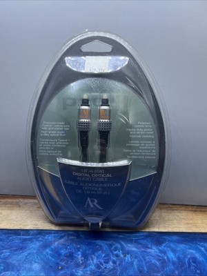 Acoustic Research Extreme Performance Digital Optical Audio Cable  PR181 6ft NEW