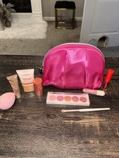 ULTA Beauty 8 Pc Makeup Set With Pink Satin Bag - Brand New W/ Tags - Free Ship