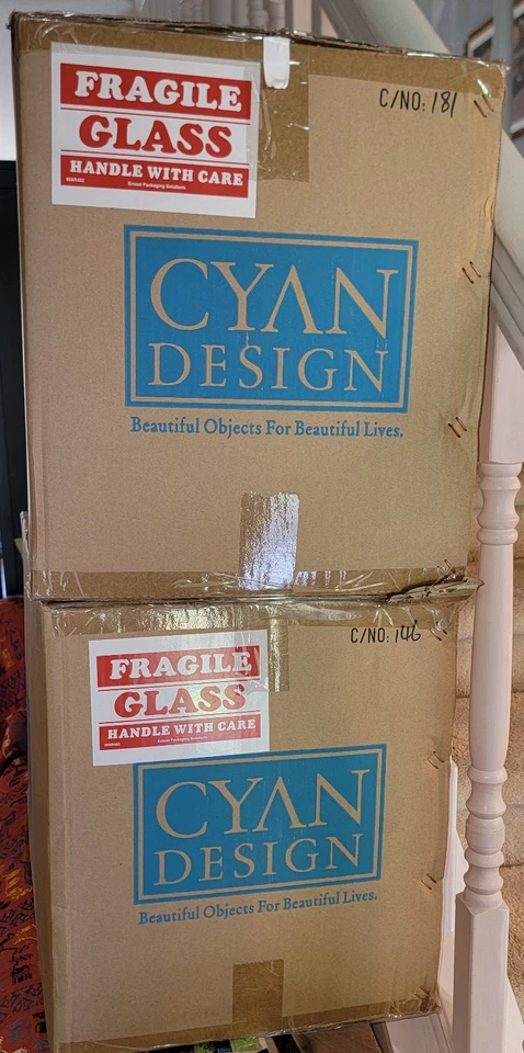 NOVO Copo 4 Tubos de Vidro Transparente Claro Arandela de Parede Designs Ciano Acabamento em Níquel - Imagem 4 de 4