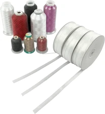 20Yards 1Cm Wide Thread Net Spool Saver for Different Sizes of Embroidery Sewing