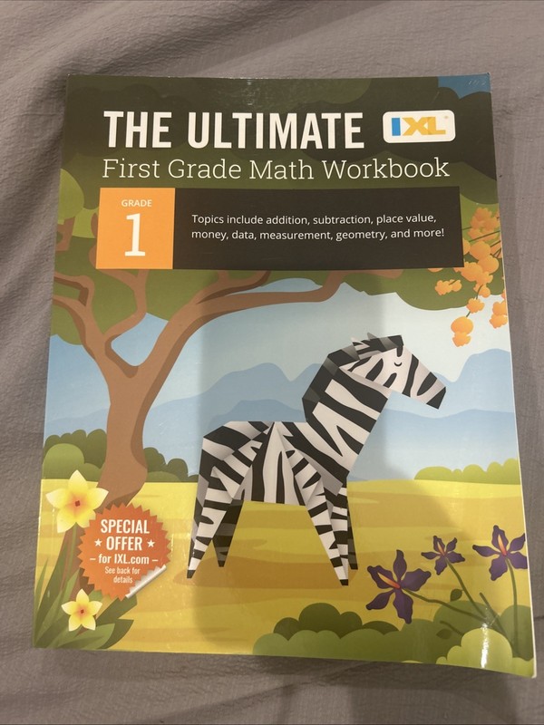 IXL The Ultimate First Grade Math Workbook Grade 1 Homeschool Paperback