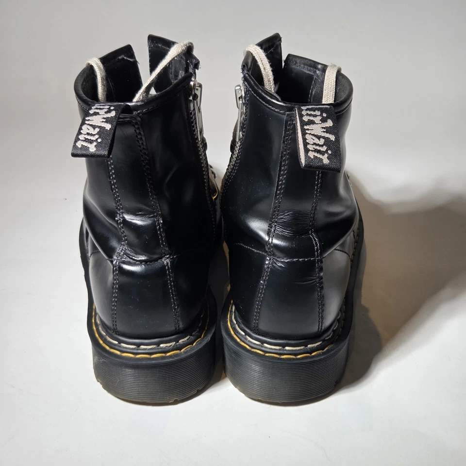 Doc Dr Martens x Rick Owens 1460 Boot Mens 12M Black Pentagram Leather Lace Up - Image 4 of 4
