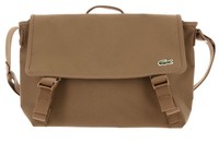 Lacoste Messenger Bag UmhäNgetasche Tablettasche Tasche Cookie Braun Neu