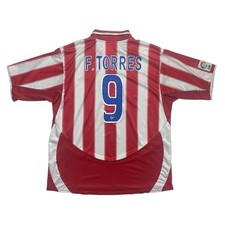 ORIGINAL ATLETICO MADRID 2003/04 HOME FOOTBALL SHIRT NIKE TORRES #9 SIZE XL