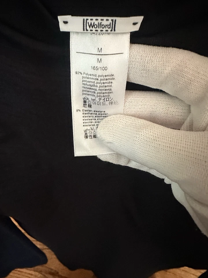 Туника Wolford топ черная длинный размер средний для похудения очень редкая находка - Изображение 4 из 4