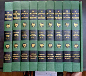 THE COMPLETE PHOTOGRAPHER: AN ENCYCLOPEDIA OF PHOTOGRAPHY - VOL 1-9 + INDEX 1942
