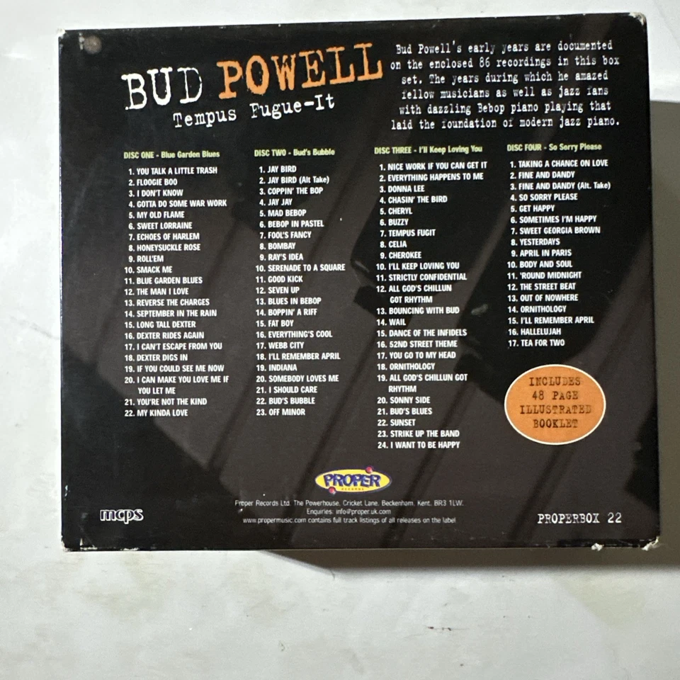 Bud Powell Tempts Fugue-It 4 Cd Set - Image 2 of 4