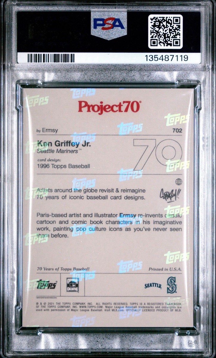 2021 Topps Project 70 - 1996 Topps Baseball Ken Griffey Jr #702