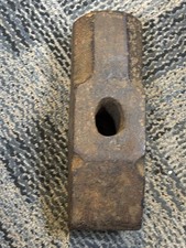 Vintage 14 lb CROSS PEEN Sledge Hammer Head Blacksmiths Builder Tool antique