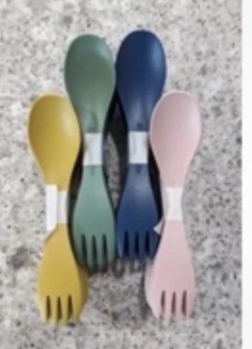 Light My Fire Spork Combo Fork Spoon Knife Set Of 4