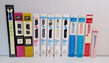 Vintage Lot of 12 Zippers, Talon, Lily, Coats & Clark, Unique, Belding, Etc New