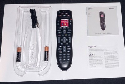 Logitech Harmony 665 Wireless Infrared Remote Control Black w/ USB Cable Guide