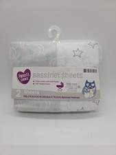 Parent's Choice Bassinet Sheets Mattress 16inx30in 100 Cotton