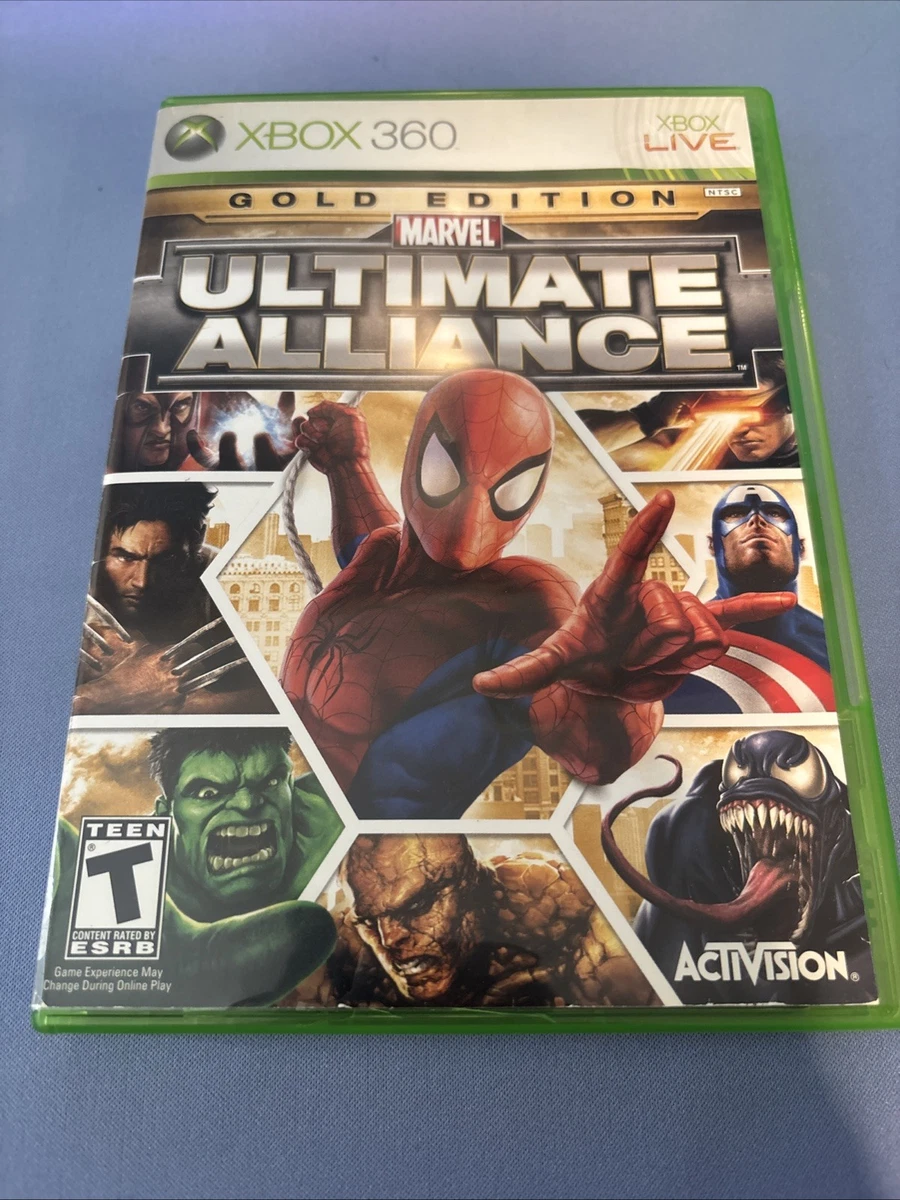 Marvel: Ultimate Alliance Microsoft Xbox 360 Video Games for sale