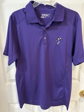 Nike Golf Tour Performance Mickey Mouse Purple Dri-Fit Shirt Size Small-S EUC 
