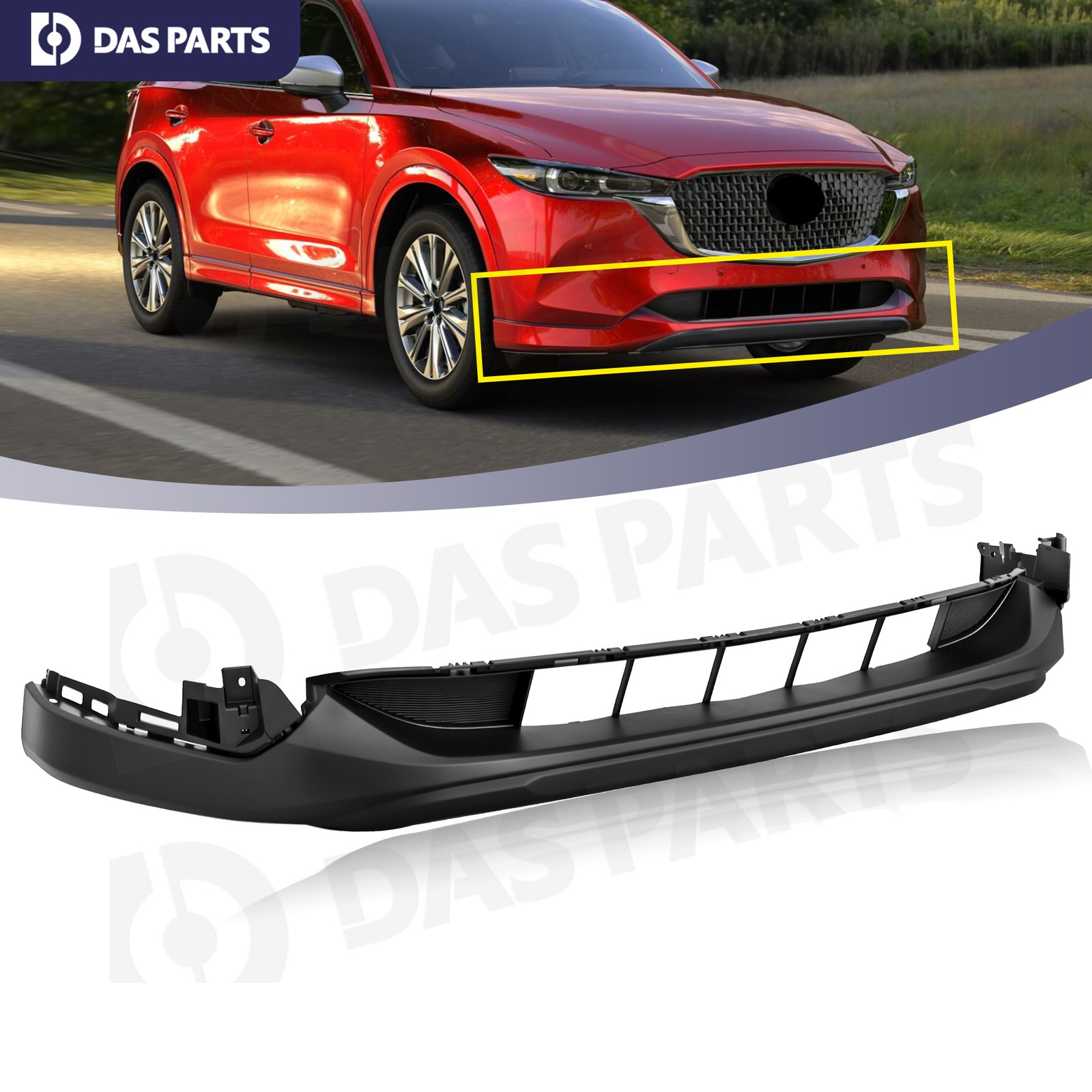 For 2022 2023 2024 2025 Mazda CX-5 CX5 Front Lower Bumper Cover Fascia MA1015101
