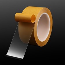 Double Sided Tape Transparent Heavy Duty 2 Inch x 82 Feet Super Thin Double Side
