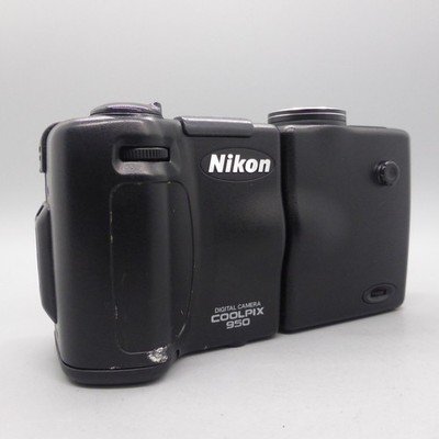 Nikon Digital Camera Coolpix 950 3.3MP Black Retro Vintage Tested