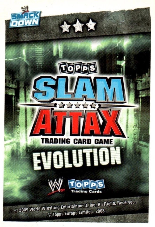 WWE Topps 2009 Slam Attax Evolution Wrestling Trading Card - Michelle McCool - Image 2 of 2