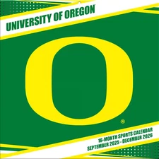Turner Licensing,  NCAA Oregon Ducks 2026 Wall Calendar, 12'' X 12'', 16-Month C