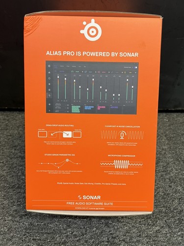 SteelSeries Alias Pro XLR Microfono per giocatori e streamer. - Foto 3 di 5