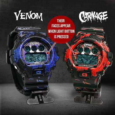 Venom 2 Carnage Spider Man Hero Movie Comic Custom G-Shock Venom 2 Carnage Spider Man Hero Movie Comic Custom G-Shock