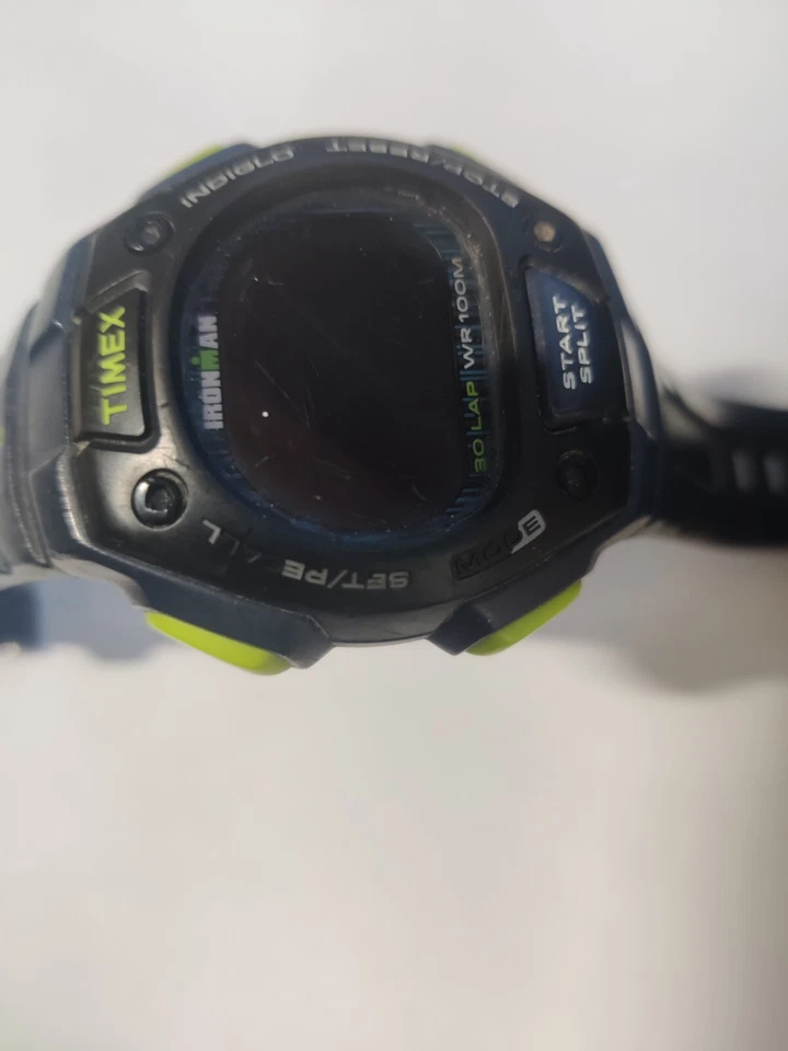 Reloj Timex/Ironman - Azul marino y verde - ¡Perfecto para deportes y vida cotidiana! Foto 3 de 3