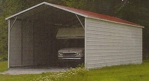 18x31x10 Metal Carport Rv Cover With Side Walls Free Del