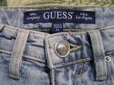 GUESS Carla 5-pocket Blue Jean Mini Skirt - 100 Cotton - New w/ Tags 