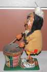 LOUIS MARX "NUTTY" MAD INDIAN DRUMMER TIN LITHO TOY FOR PARTS AS-IS NOT WORKING — photo 5