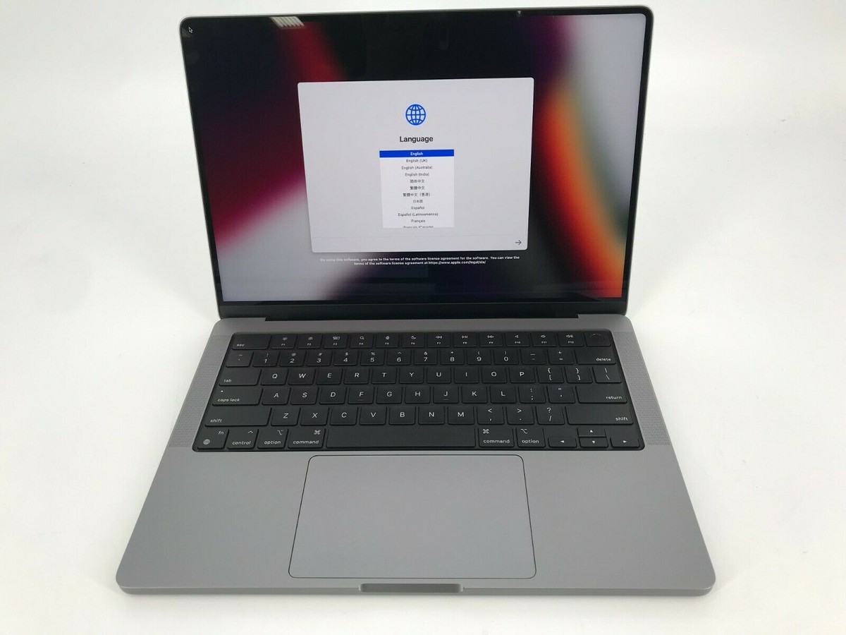 MacBook Pro 14 Space Gray 2021 3.2 GHz M1 Pro 10-Core CPU 16-Core