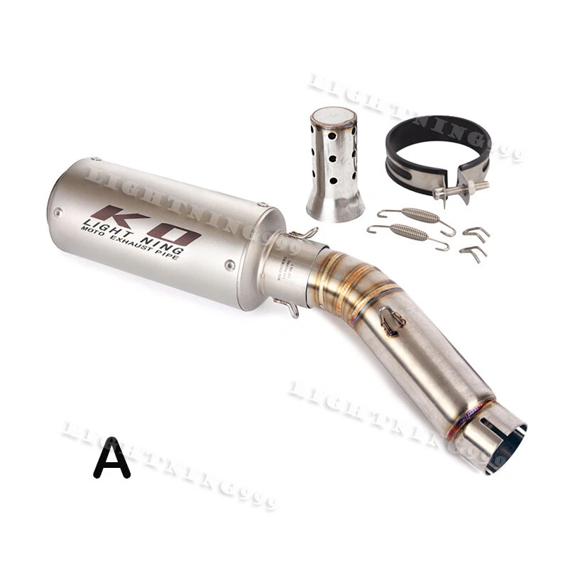 Silenciador de tubo de escape de enlace medio antideslizante para Honda CBR500R CB500X CB500F 2013-2019 Foto 3 de 4