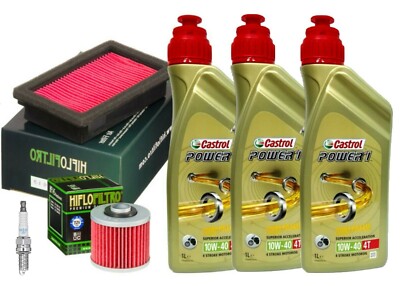 Kit Tagliando Yamaha XT 660 - Olio Motore Castrol, Filtro, Candela - Foto 2