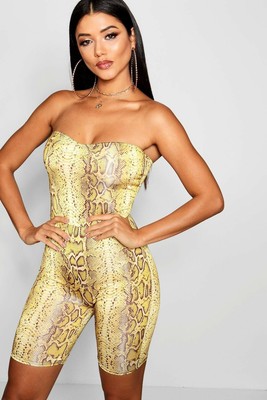 snake print unitard